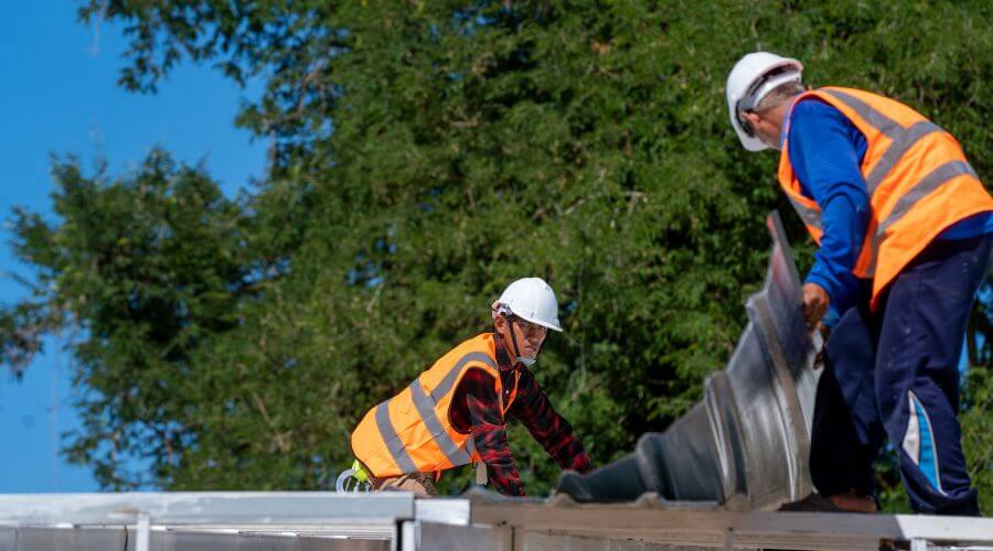 Professional metal roof installation in Reynolds, IN